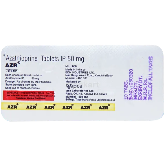 azr 50mg tablet 10's